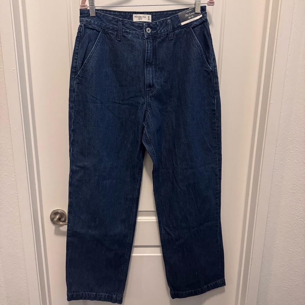 Abercrombie βCurve Loveβ The Loose High Rise Jeans